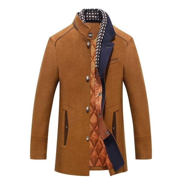 Adrian™ | Abrigo de lana para invierno y otoño